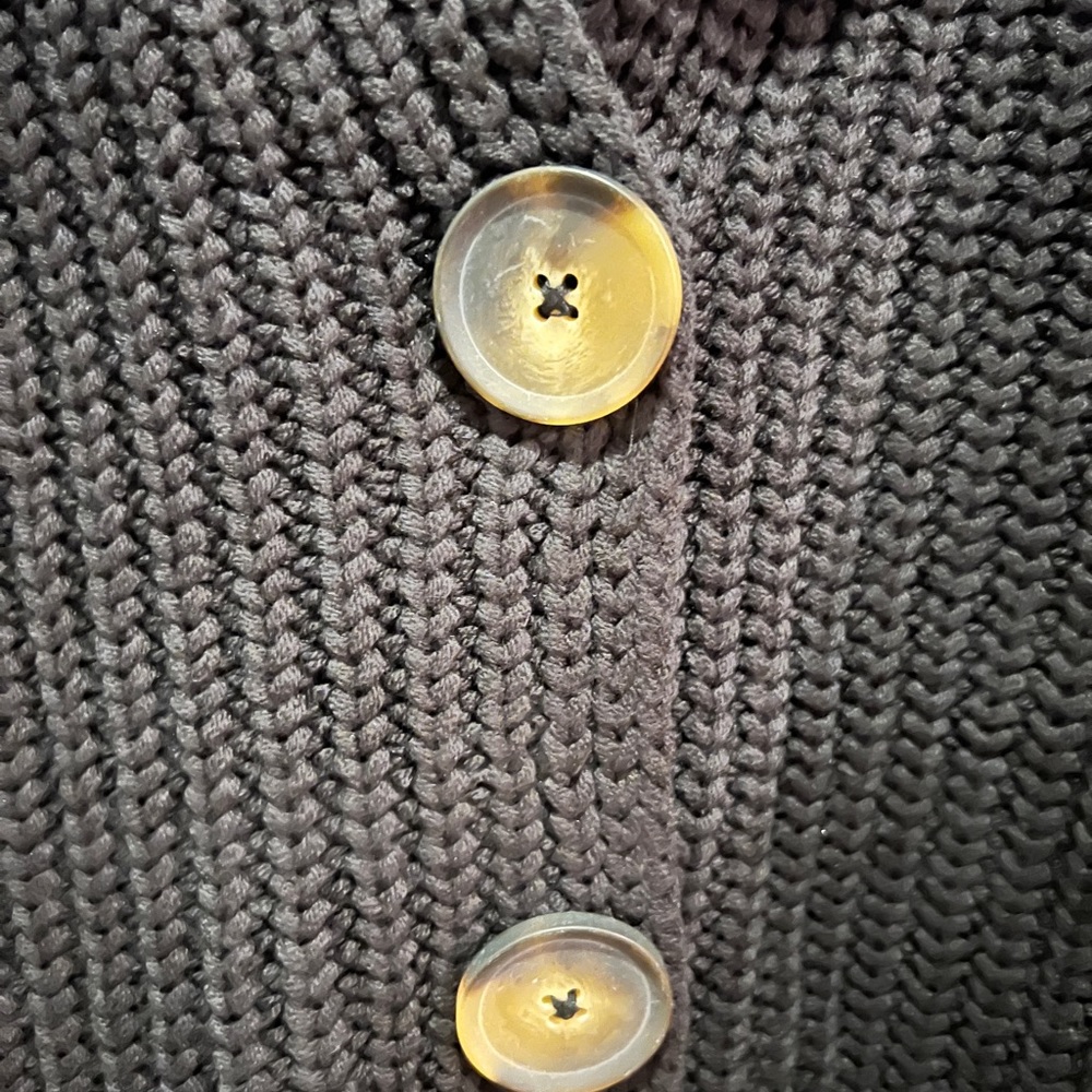 Free People Swim Too Deep Cardigan Black - Picture 3 of 15